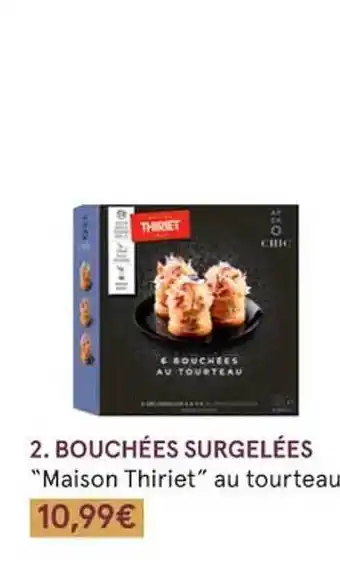 Bouchées surgelées