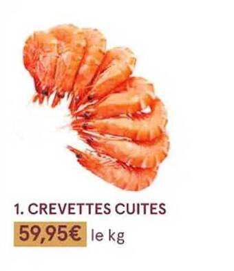 Monoprix Crevettes cuites offre