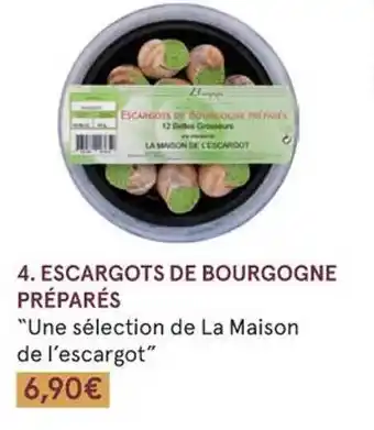 Monoprix Escargots de bourgogne préparés offre