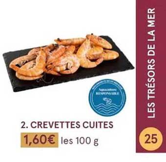 Monoprix Crevettes cuites offre