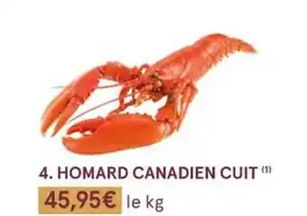 Monoprix Homard canadien cuit offre