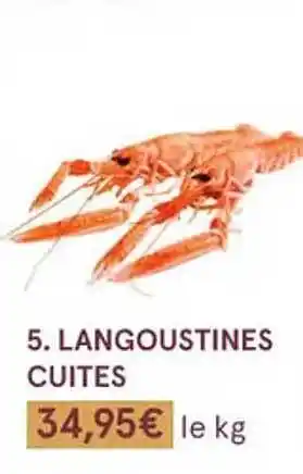 Monoprix Langoustines cuites offre