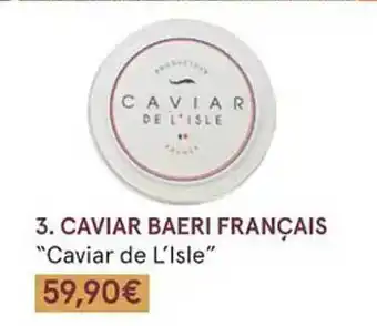 Caviar baeri français