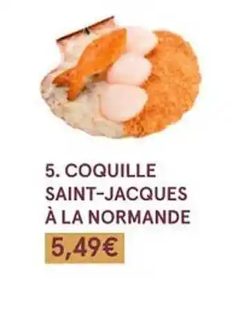 Monoprix Coquille saint-jacques à la normande offre