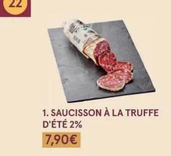 Monoprix Saucisson à la truffe d'été 2% offre