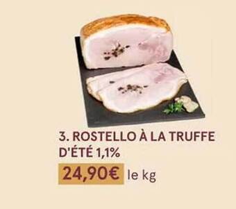 Monoprix Rostello à la truffe d'été 1,1% offre