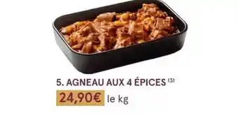 Monoprix Agneau aux 4 épices offre