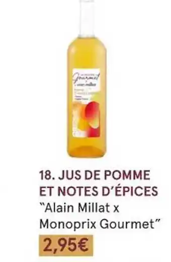 Monoprix Jus de pomme et notes d'épices offre