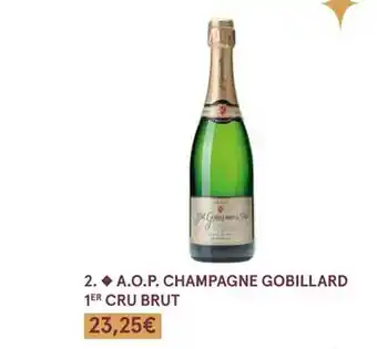 Monoprix A.o.p. champagne gobillard 1er cru brut offre
