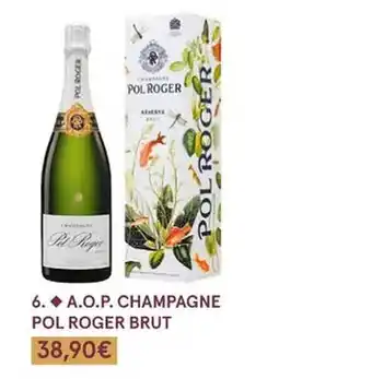 Monoprix A.o.p. champagne pol roger brut offre