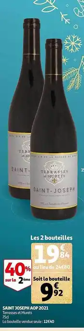 Auchan Saint joseph aop 2021 terrasses et murets offre