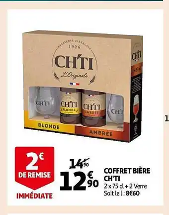 Auchan Coffret bière ch'ti offre