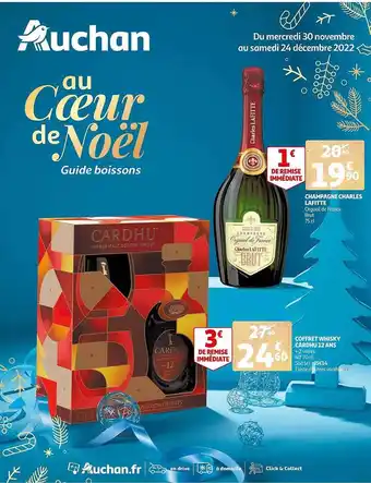 Auchan Coffret whisky cardhu 12 ans offre