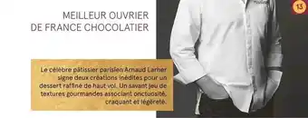 Monoprix Meilleur ouvrier de france chocolatier offre
