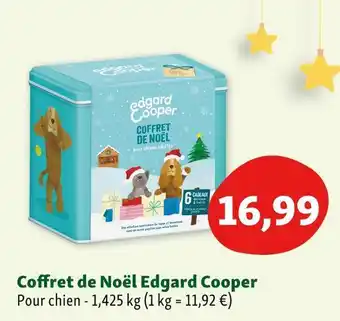 Maxi Zoo Edgard cooper coffret de noël offre