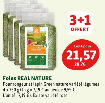 Maxi Zoo Real nature foins offre