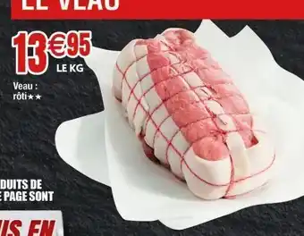 Cora x Carrefour Rôti de veau offre