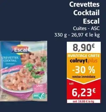 Colruyt Crevettes cocktail escal offre