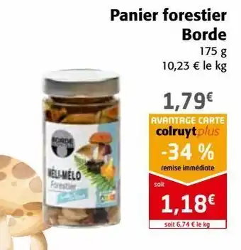 Colruyt Panier forestier borde offre