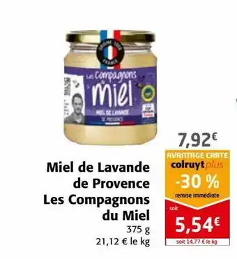 Colruyt Miel de lavande de provence les compagnons du miel offre