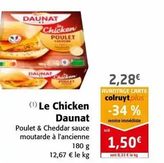 Colruyt Le chicken daunat offre