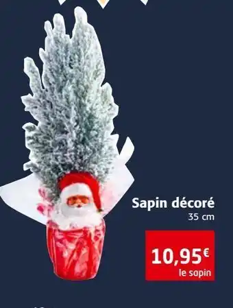 Sapin décoré