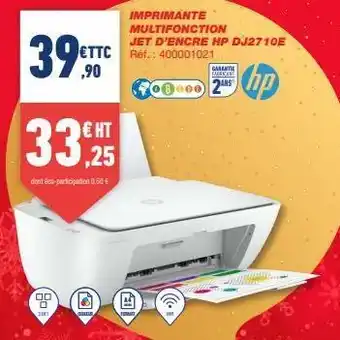 Bureau Vallée Imprimante multifonction hp offre
