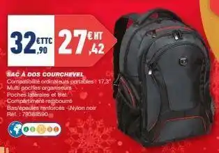 Bureau Vallée Sac à dos offre