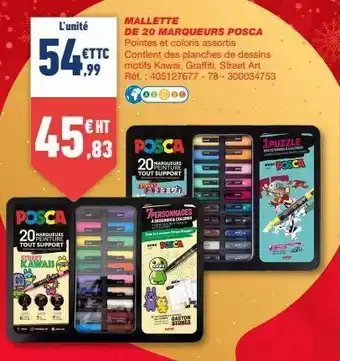 Bureau Vallée Marqueurs offre