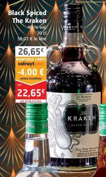 Colruyt Black spiced the kraken offre