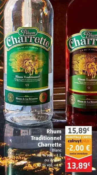 Colruyt Rhum traditionnel charrette offre