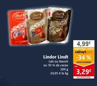 Colruyt Lindor lindt offre