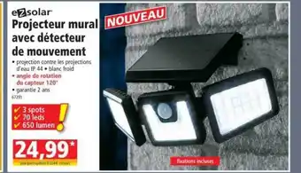 Projecteur Mural Avec Détecteur De Movement Ezsolar