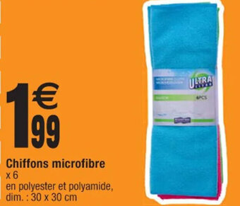 Cora x Carrefour Chiffons Microfibre offre