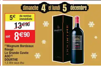 Cora x Carrefour Magnum Bordeaux Roufe La Grande Cuvee Aoc Dourthe offre
