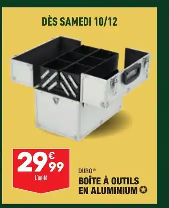 ALDI Boite A Ourtils En Aluminium offre