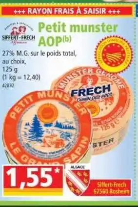 Norma Petit Munster Aop Siffert-frech offre