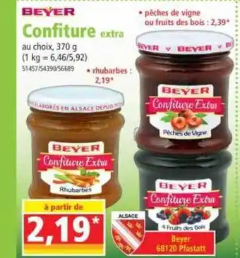 Norma Confiture Extra Beyer offre
