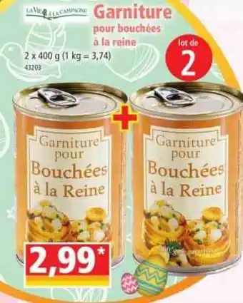 Norma Garniture Pour Bouchées à La Reine offre