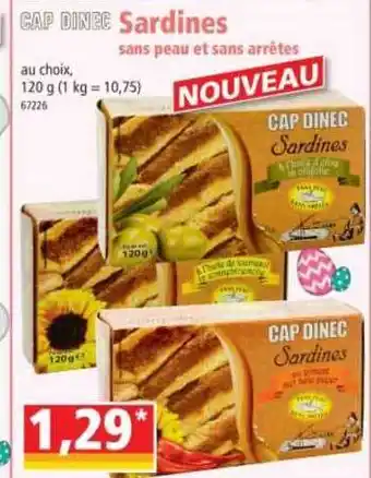 Norma Sardines Sans Peau Et Sans Arrêtes Cap Dinec offre