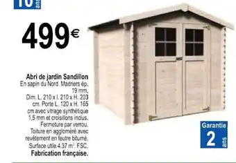 Tridôme Abri De Jardin Sandillon offre