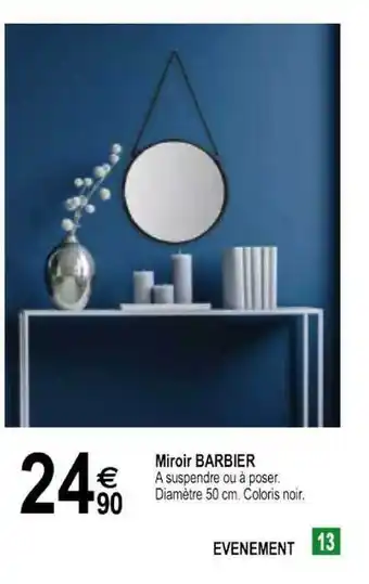 Tridôme Miroir Barbier offre