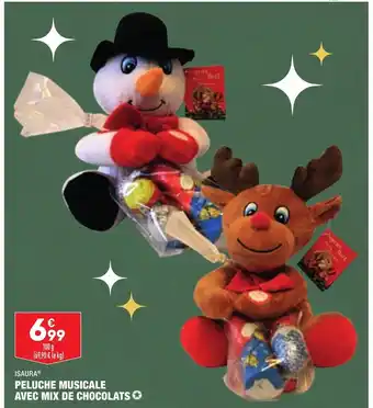 ALDI Peluche Musicale Avec Mix De Chocolats offre