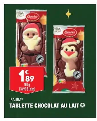 ALDI Tablette Chocolat Au Lait offre