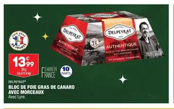 ALDI Bloc De Foie Gras De Canard Avec Morceaux offre