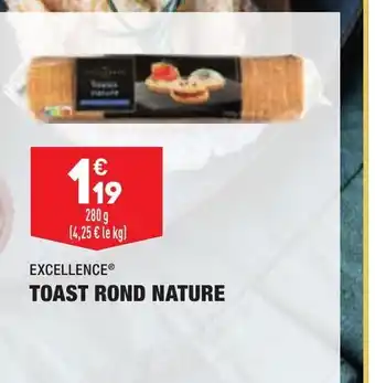 Toast Rond Nature