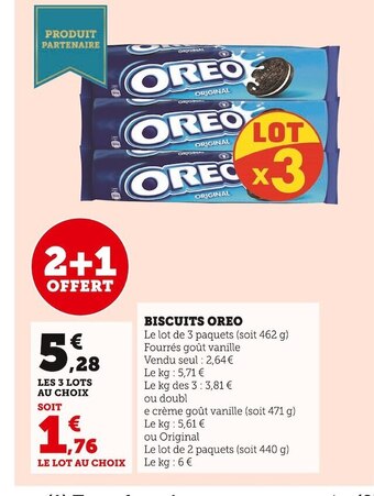 U Express Oreo biscuits offre