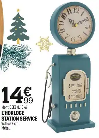 L’horloge station service