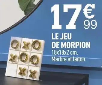 Centrakor Le jeu de morpion offre