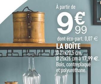 Centrakor La boîte offre